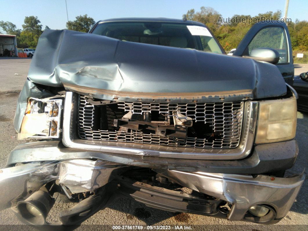 2007 Gmc Sierra 1500 Slt Blue vin: 2GTEK13M771507710