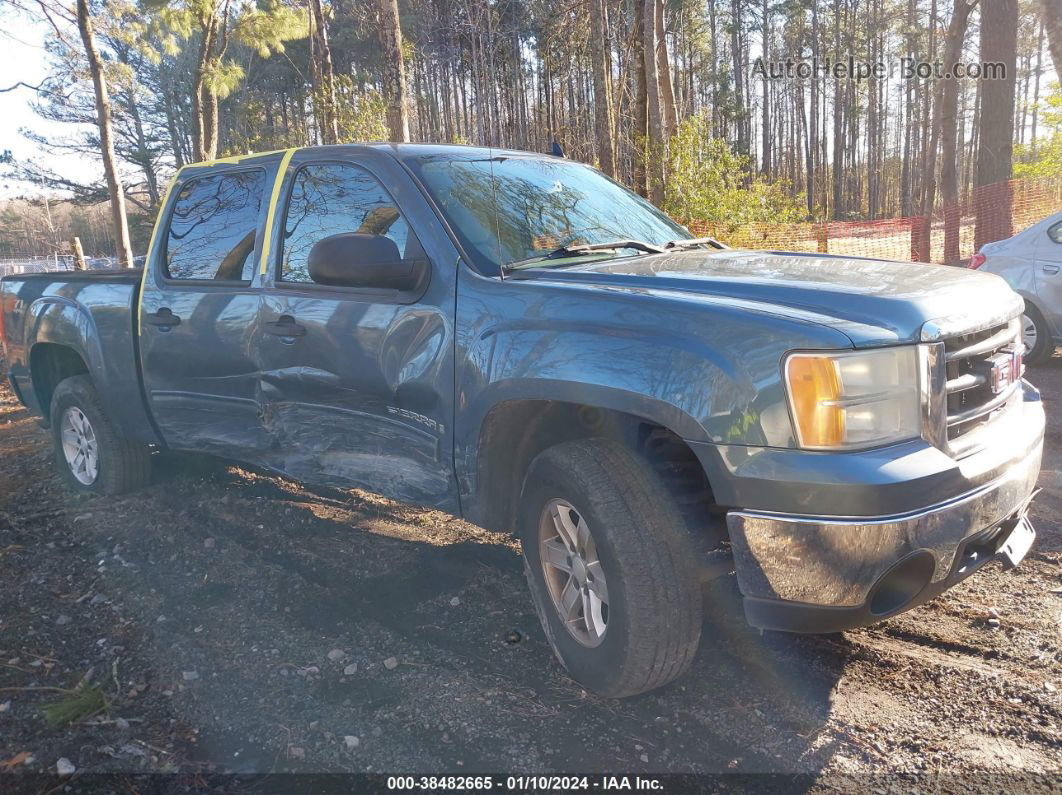 2008 Gmc Sierra 1500 Sle2 Light Blue vin: 2GTEK13M781143127