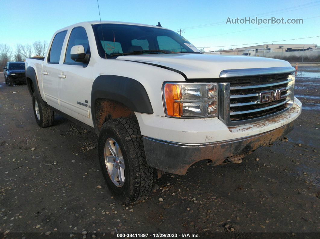 2008 Gmc Sierra 1500 Slt White vin: 2GTEK13M781167668