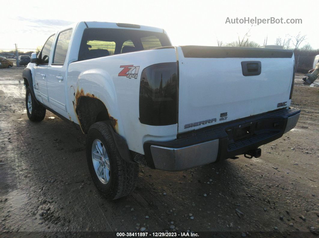 2008 Gmc Sierra 1500 Slt White vin: 2GTEK13M781167668