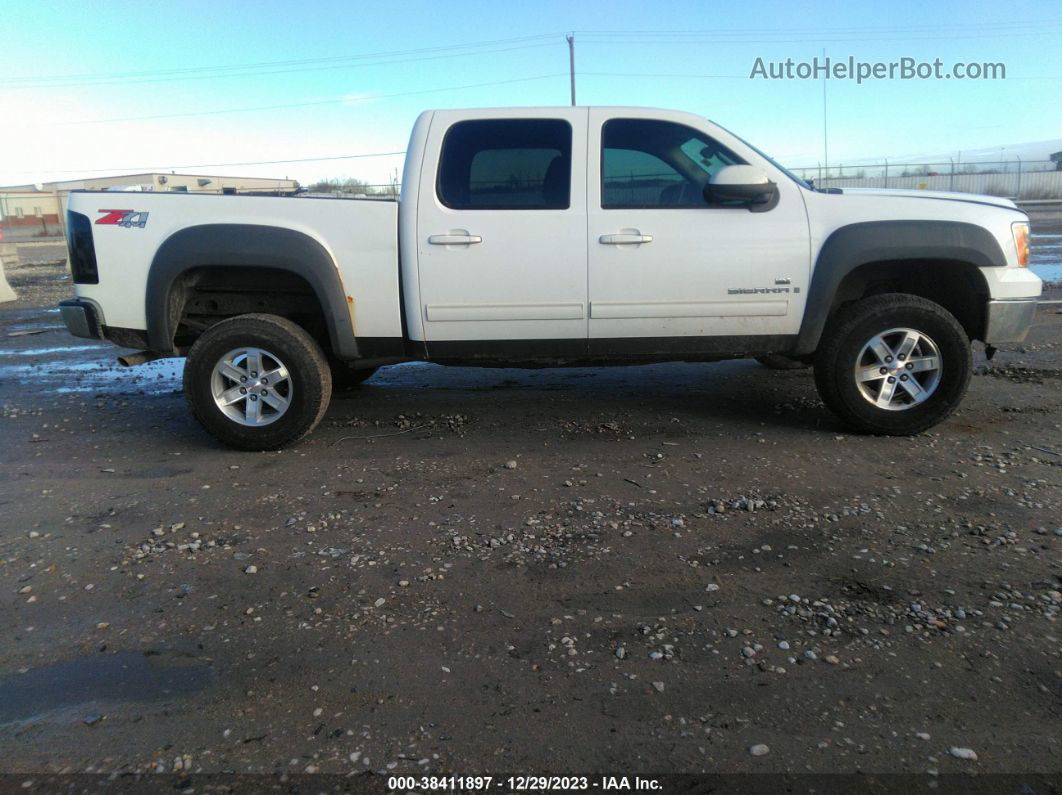 2008 Gmc Sierra 1500 Slt White vin: 2GTEK13M781167668