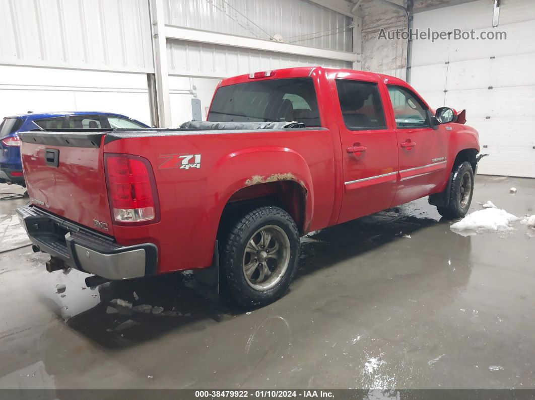 2008 Gmc Sierra 1500 Slt Red vin: 2GTEK13M881192031