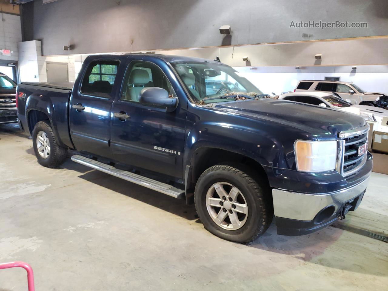 2007 Gmc New Sierra K1500 Синий vin: 2GTEK13MX71679889