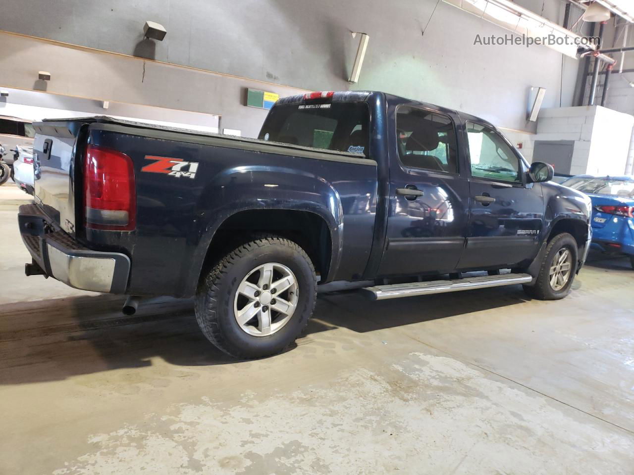 2007 Gmc New Sierra K1500 Blue vin: 2GTEK13MX71679889