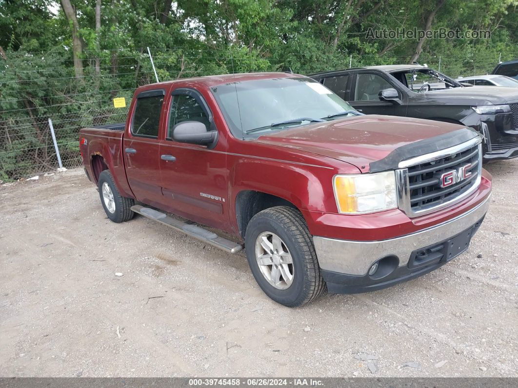 2008 Gmc Sierra 1500 Sle1 Burgundy vin: 2GTEK13MX81138178