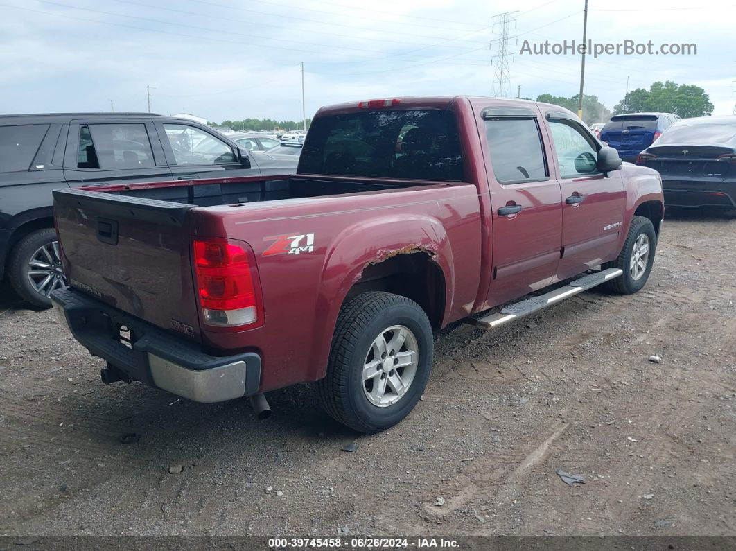 2008 Gmc Sierra 1500 Sle1 Burgundy vin: 2GTEK13MX81138178