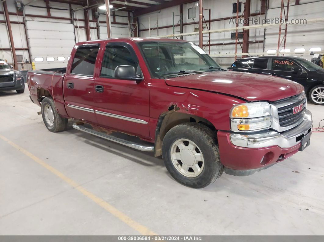 2007 Gmc Sierra 1500 Classic   Burgundy vin: 2GTEK13T171109173