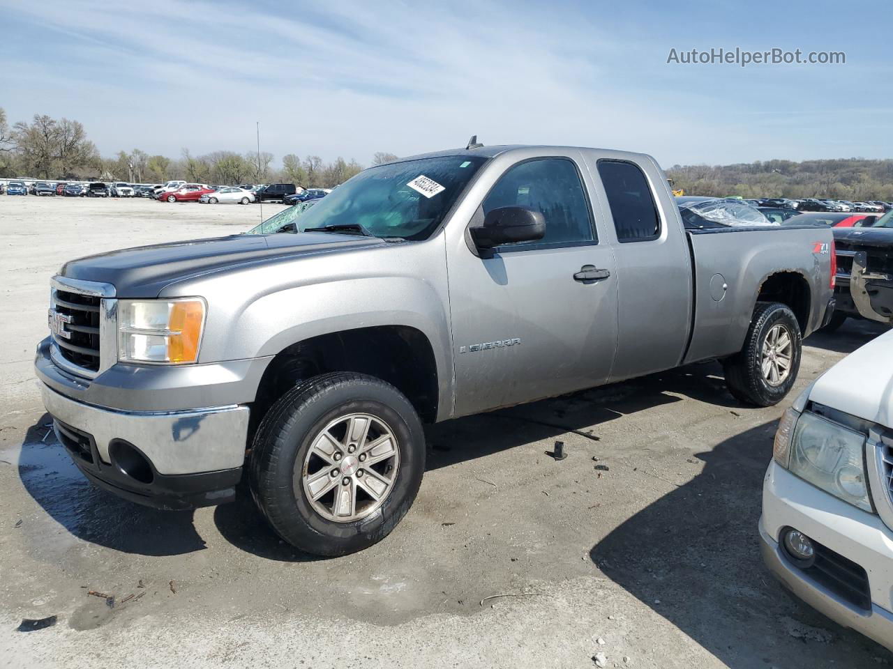 2008 Gmc Sierra K1500 Серый vin: 2GTEK190181262909