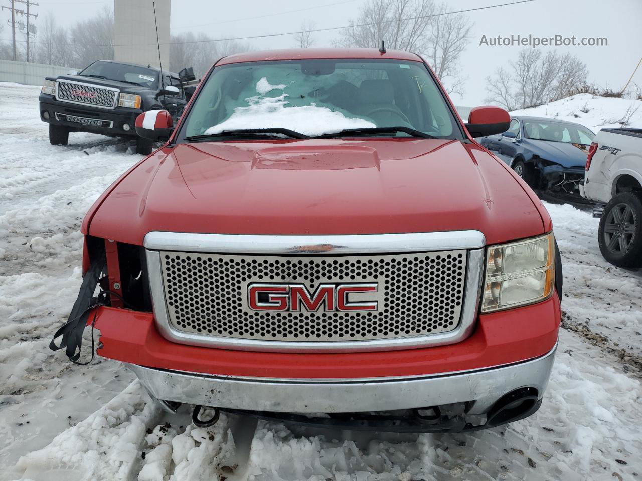 2008 Gmc Sierra K1500 Red vin: 2GTEK190681238167