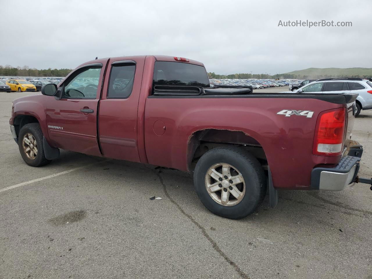 2008 Gmc Sierra K1500 Темно-бордовый vin: 2GTEK19CX81264779