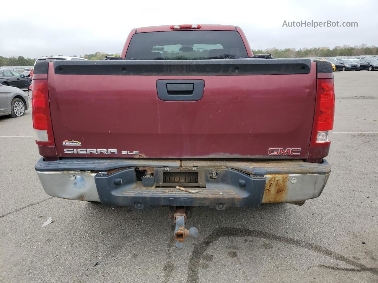 2008 Gmc Sierra K1500 Maroon vin: 2GTEK19CX81264779