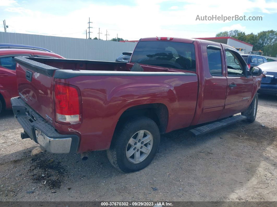 2007 Gmc Sierra 1500 Sle1 Красный vin: 2GTEK19J071596906