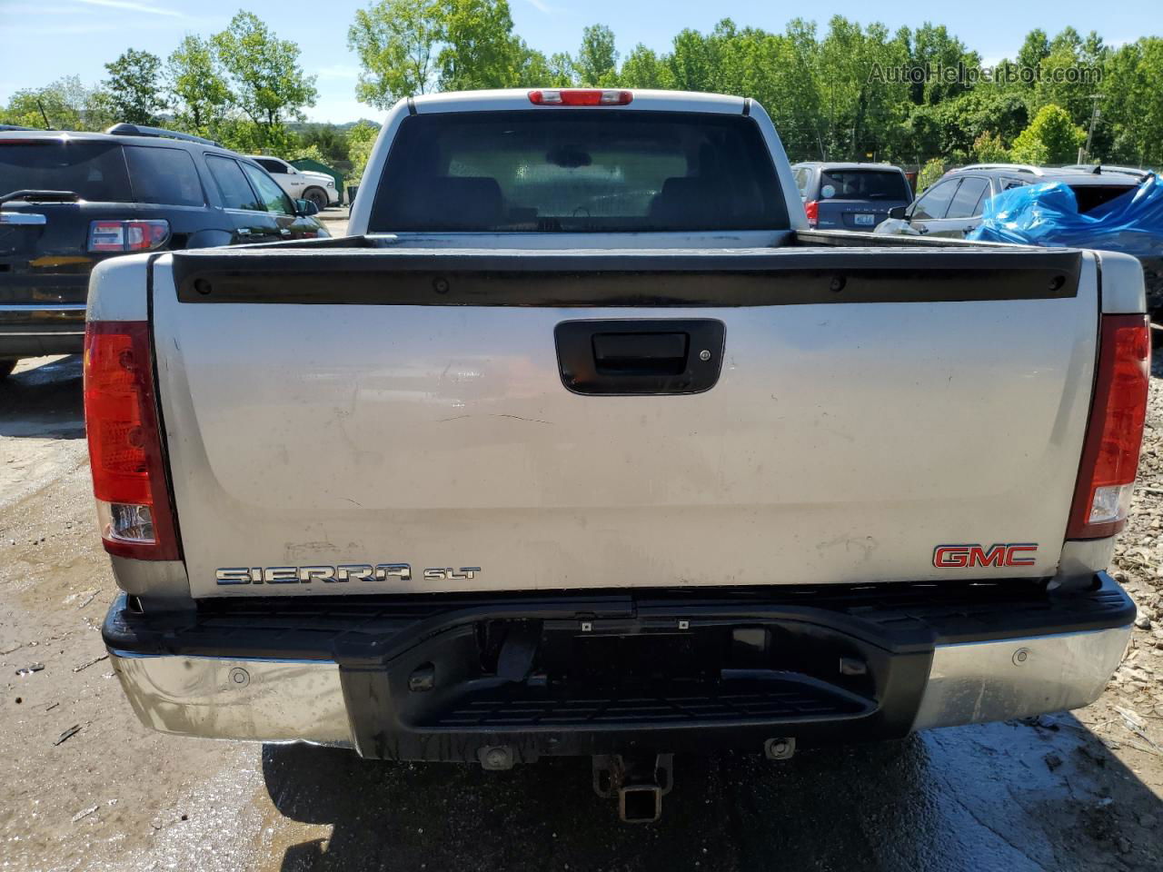 2008 Gmc Sierra K1500 Silver vin: 2GTEK19J081102576