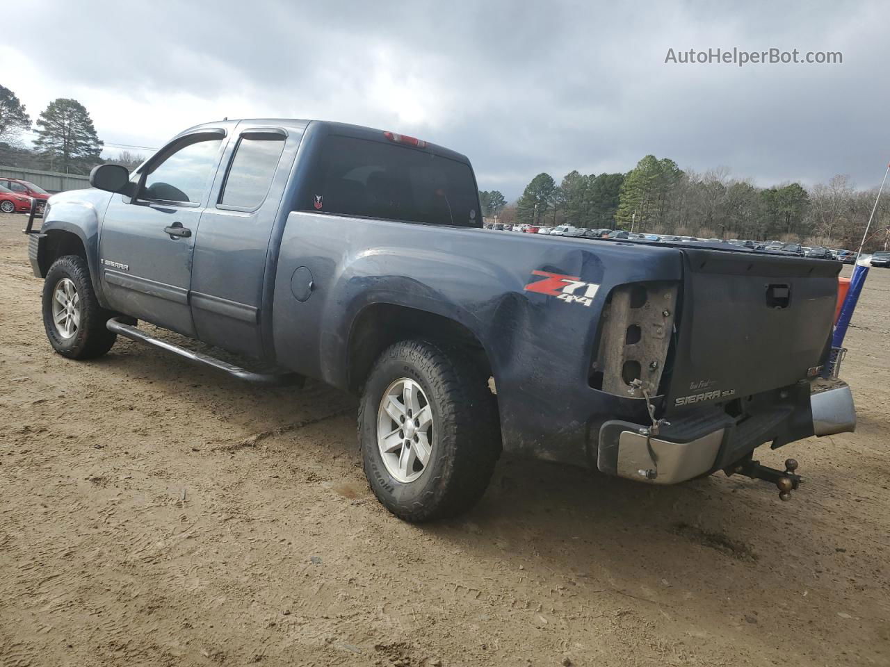 2008 Gmc Sierra K1500 Blue vin: 2GTEK19J081241610