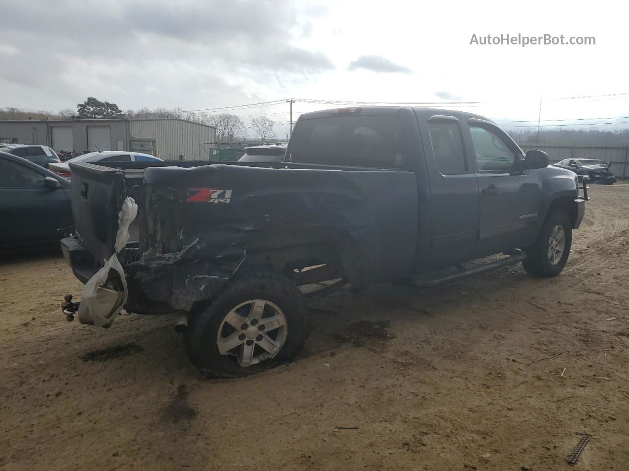 2008 Gmc Sierra K1500 Blue vin: 2GTEK19J081241610