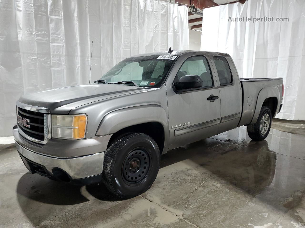 2008 Gmc Sierra K1500 Gray vin: 2GTEK19J081241848