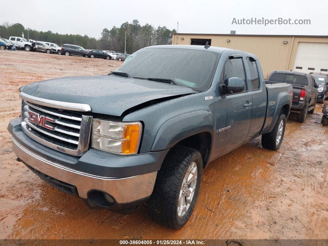 2008 Gmc Sierra 1500 Slt Light Blue vin: 2GTEK19J081298146