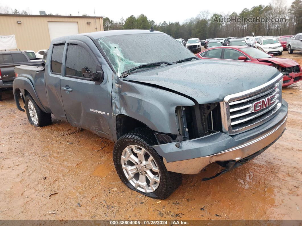 2008 Gmc Sierra 1500 Slt Light Blue vin: 2GTEK19J081298146