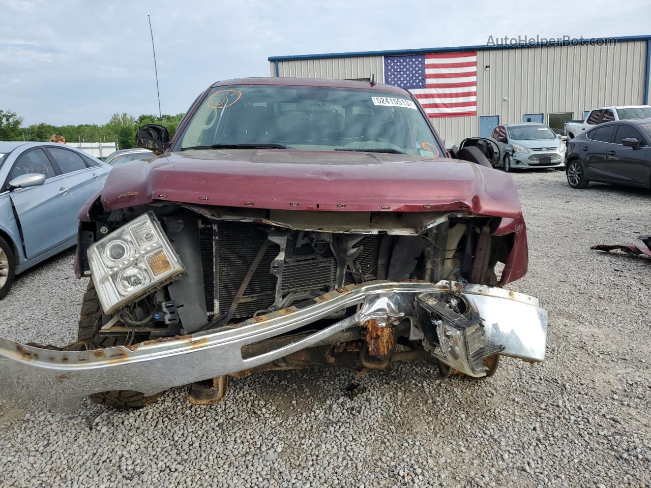 2008 Gmc Sierra K1500 Burgundy vin: 2GTEK19J081325958