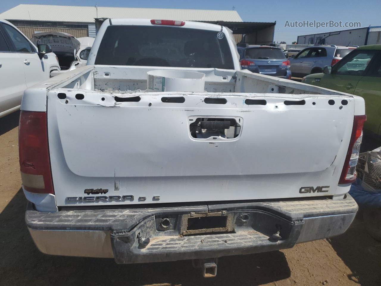 2008 Gmc Sierra K1500 White vin: 2GTEK19J181283638