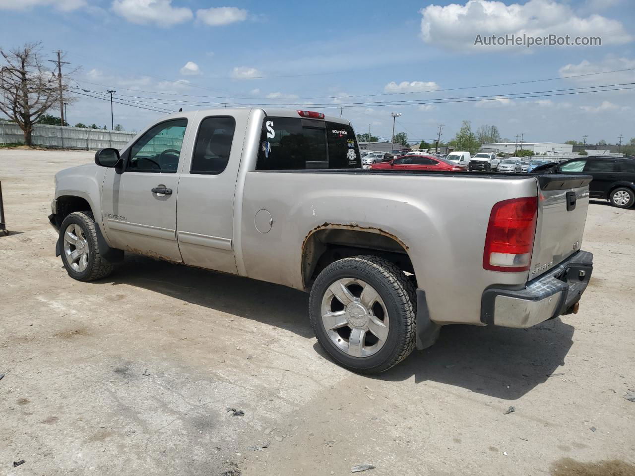 2008 Gmc Sierra K1500 Silver vin: 2GTEK19J381298870