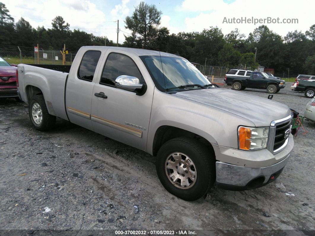 2008 Gmc Sierra 1500 Sle1 Бежевый vin: 2GTEK19J481198647