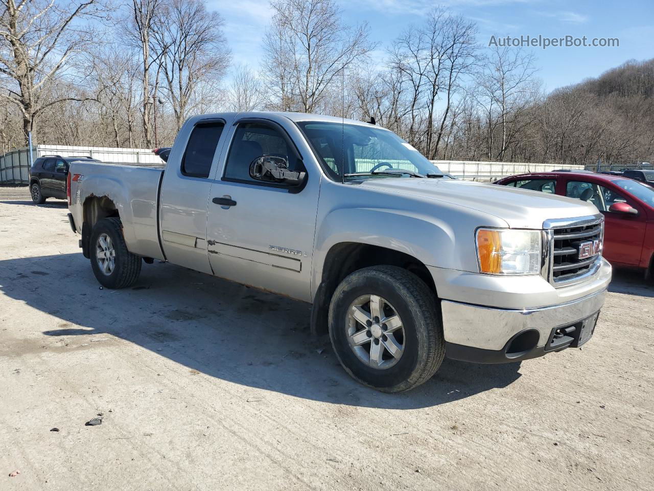 2008 Gmc Sierra K1500 Бежевый vin: 2GTEK19J481217908