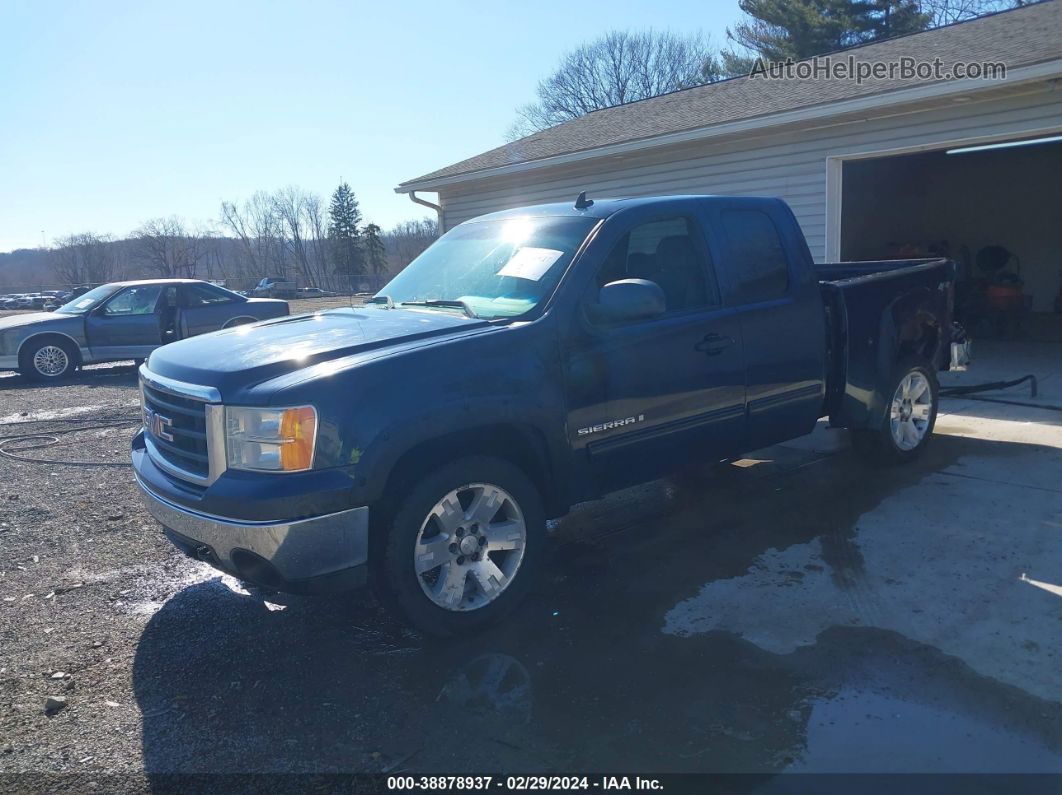 2008 Gmc Sierra 1500 Sle1 Синий vin: 2GTEK19J481280037