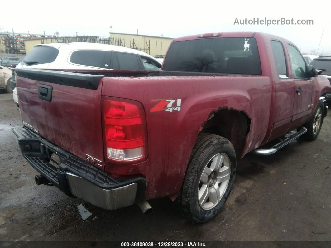 2007 Gmc Sierra 1500 Sle1 Maroon vin: 2GTEK19J571624697