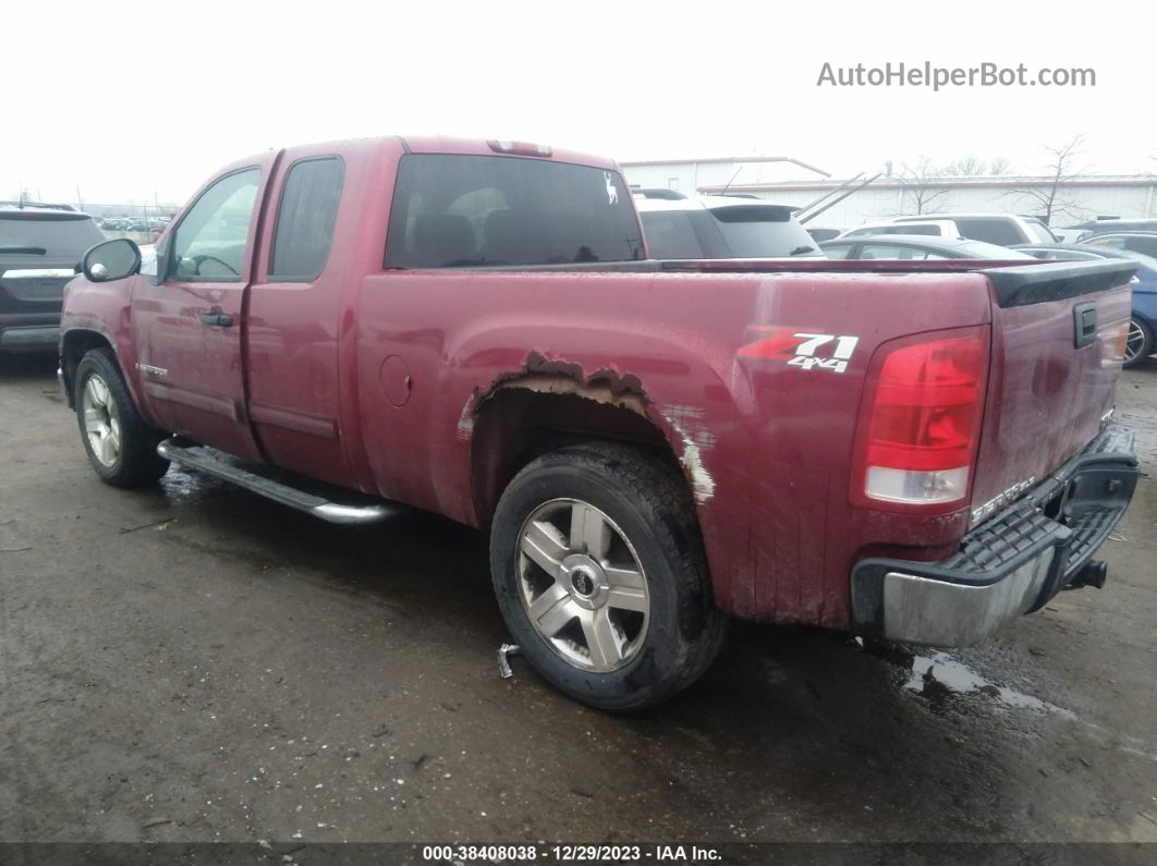 2007 Gmc Sierra 1500 Sle1 Maroon vin: 2GTEK19J571624697