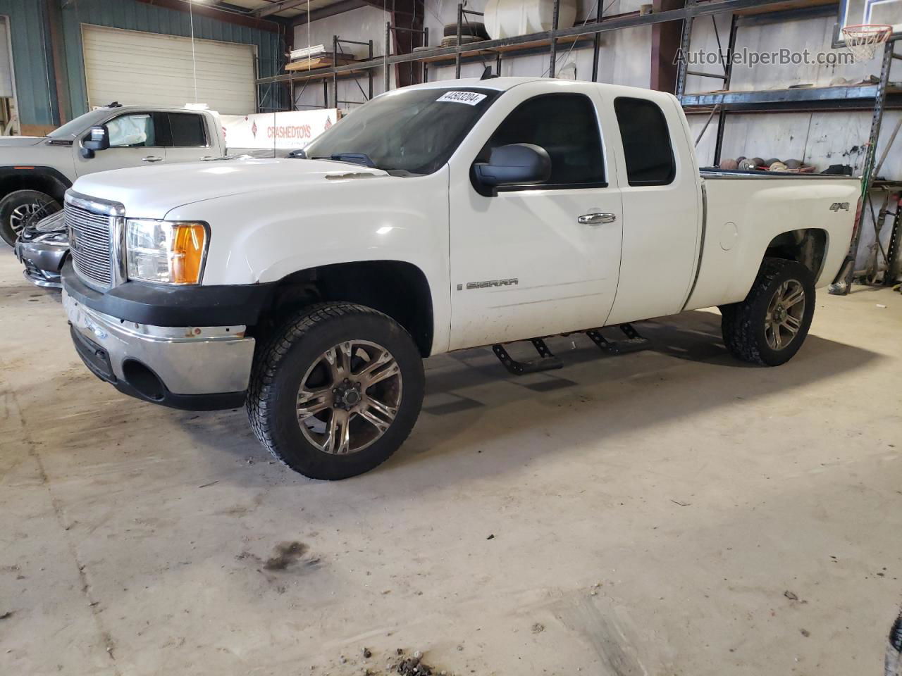 2008 Gmc Sierra K1500 White vin: 2GTEK19J581246740