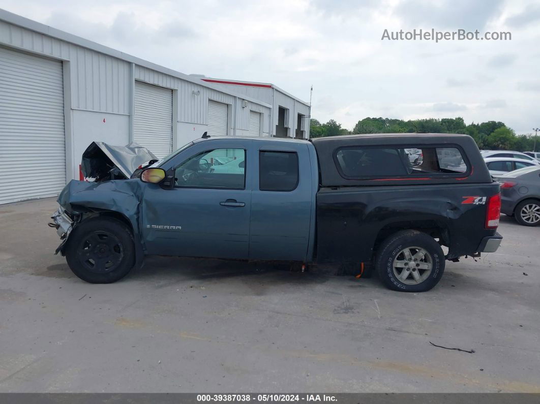 2008 Gmc Sierra 1500 Slt Blue vin: 2GTEK19J581305222