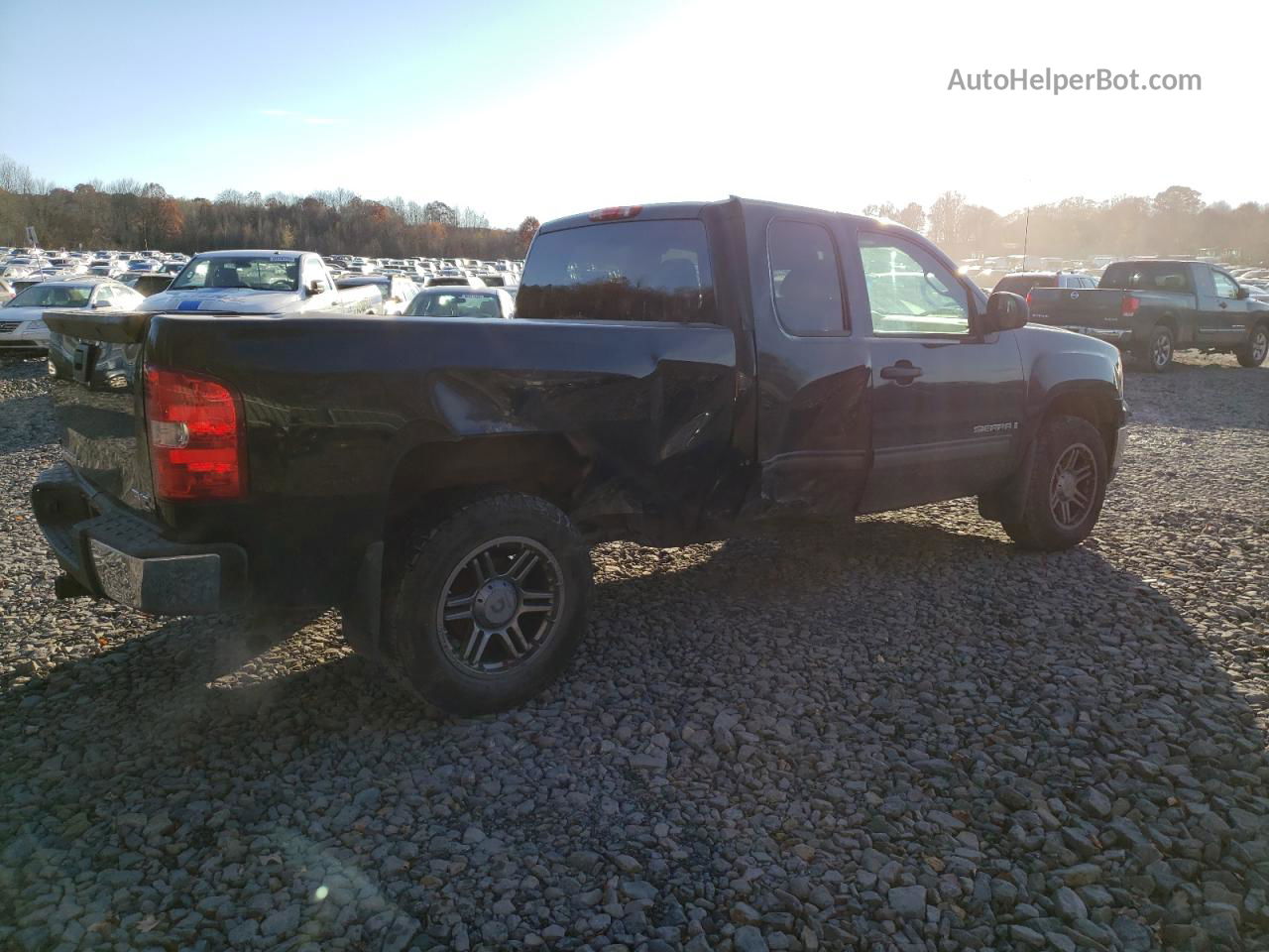 2008 Gmc Sierra K1500 Black vin: 2GTEK19J581323980