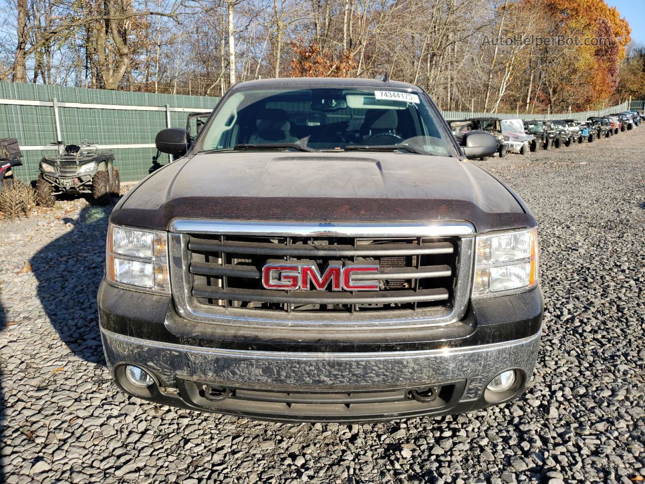 2008 Gmc Sierra K1500 Black vin: 2GTEK19J581323980