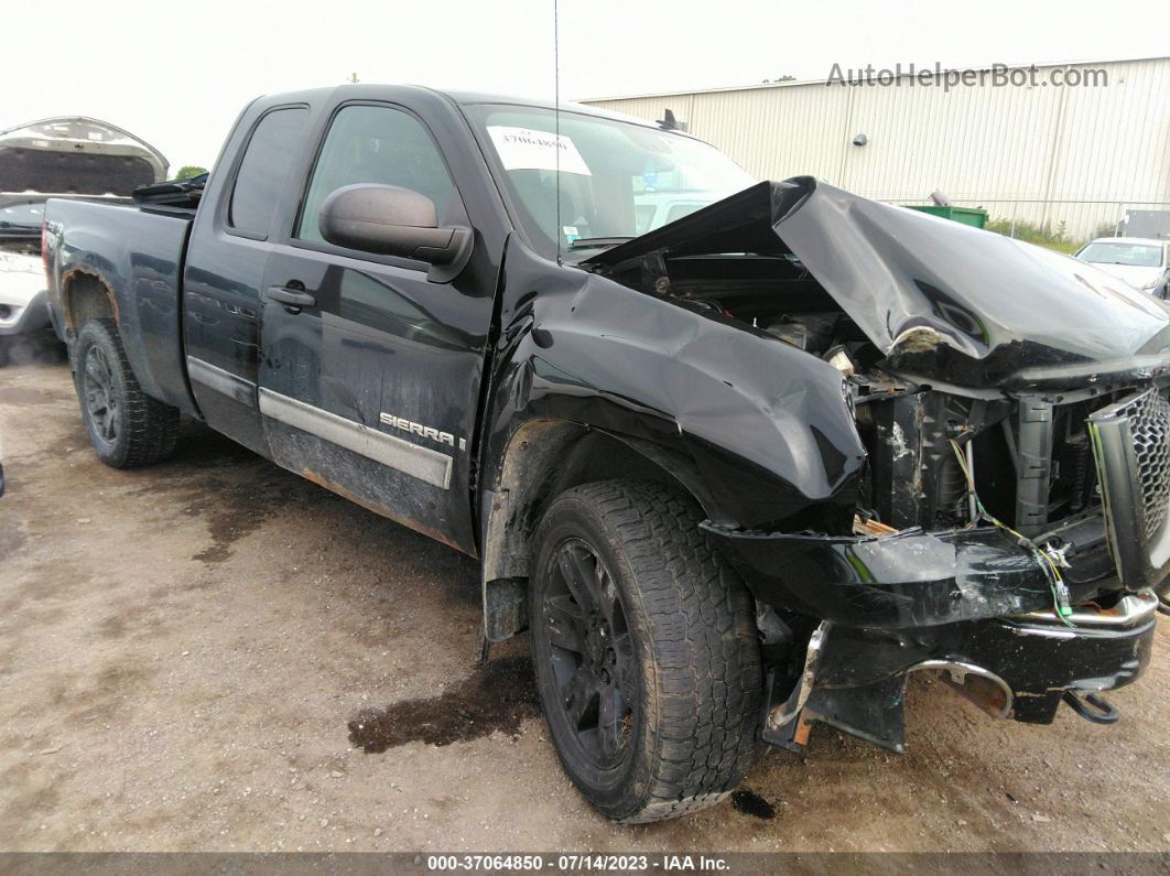 2008 Gmc Sierra 1500 Sle1 Black vin: 2GTEK19J681201094