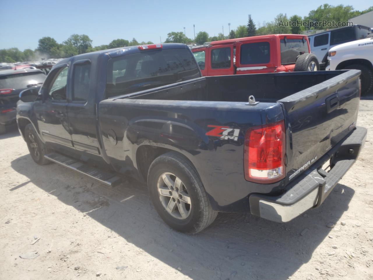 2008 Gmc Sierra K1500 Blue vin: 2GTEK19J681241904