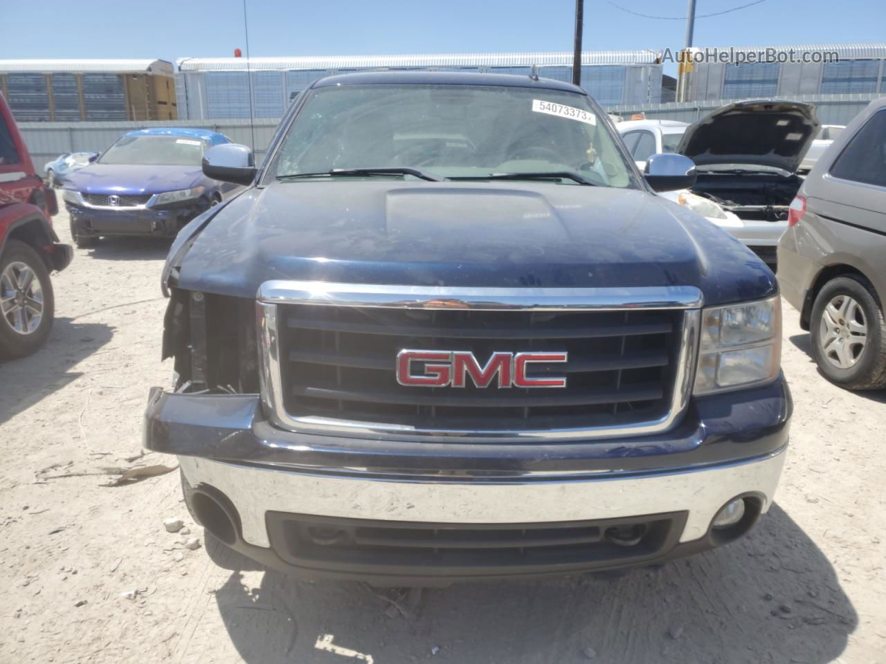 2008 Gmc Sierra K1500 Blue vin: 2GTEK19J681241904