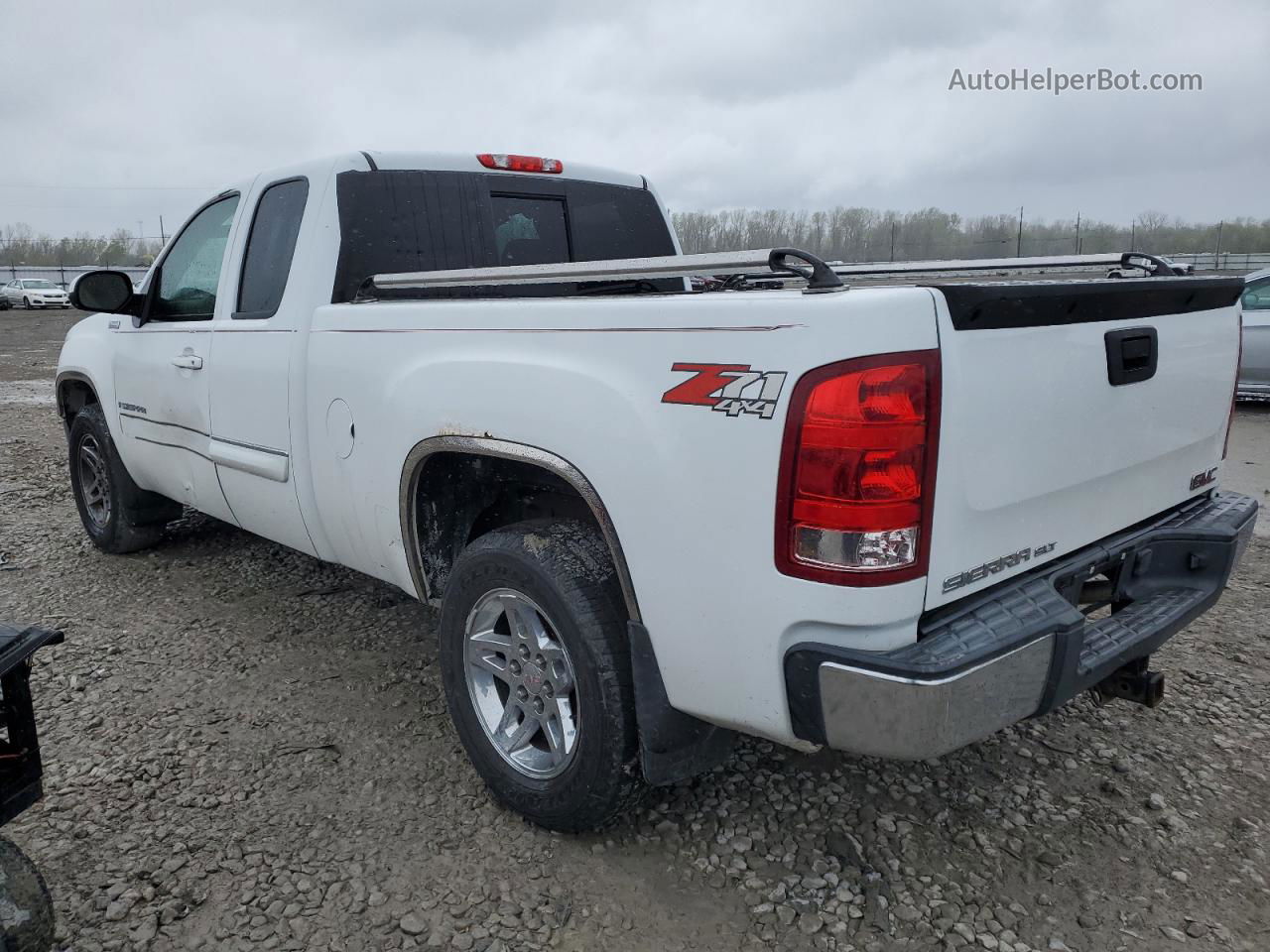 2008 Gmc Sierra K1500 White vin: 2GTEK19J681270626