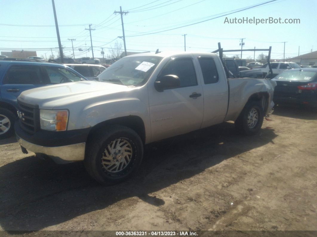 2008 Gmc Sierra 1500 Work Truck Silver vin: 2GTEK19J781339534