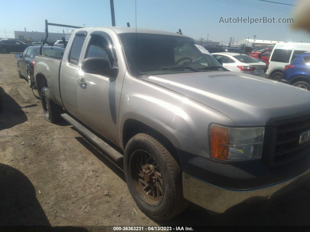 2008 Gmc Sierra 1500 Work Truck Silver vin: 2GTEK19J781339534