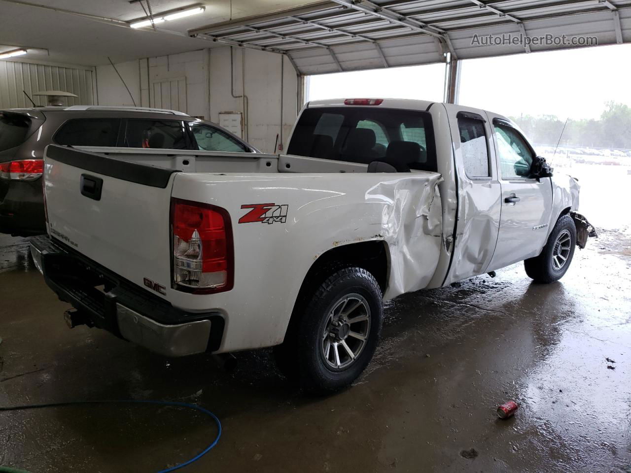 2008 Gmc Sierra K1500 White vin: 2GTEK19J881174092