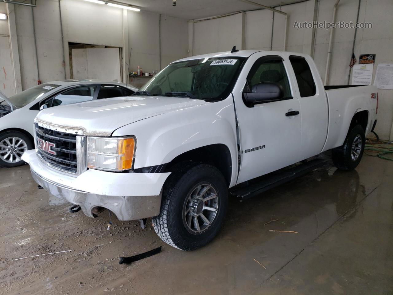 2008 Gmc Sierra K1500 White vin: 2GTEK19J881174092