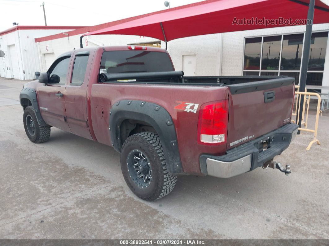 2008 Gmc Sierra 1500 Sle2 Red vin: 2GTEK19J881245095