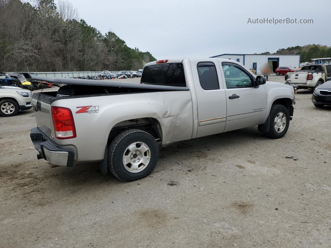 2008 Gmc Sierra K1500 Серебряный vin: 2GTEK19J881259790