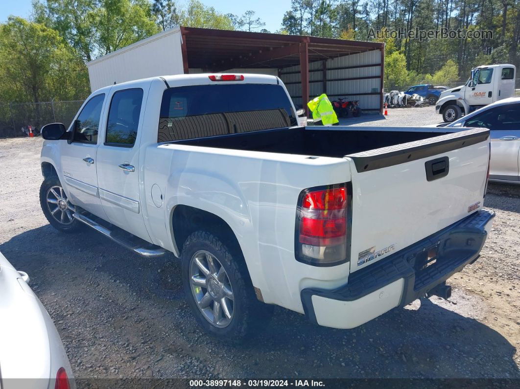 2008 Gmc Sierra 1500 Denali White vin: 2GTEK638281163897