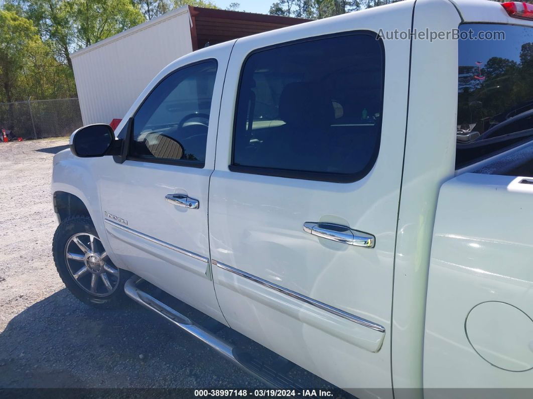 2008 Gmc Sierra 1500 Denali White vin: 2GTEK638281163897