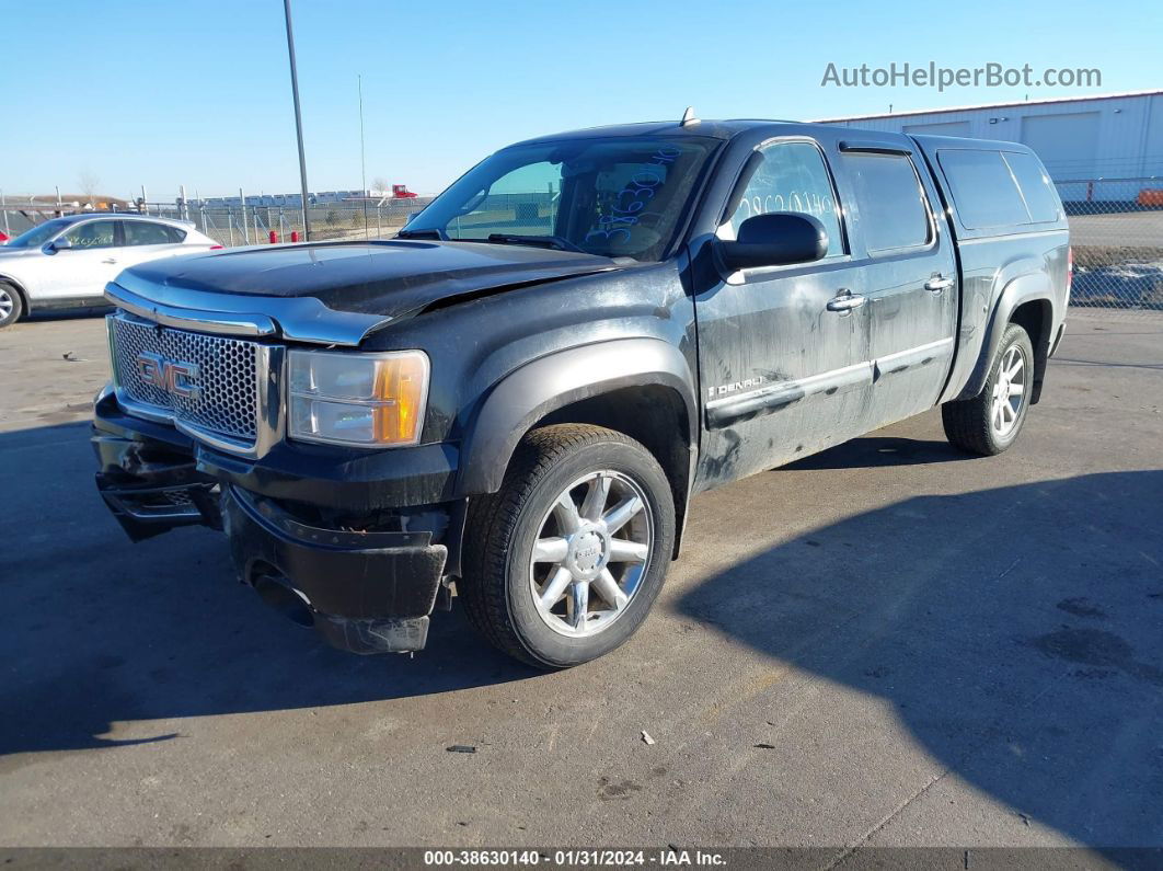 2008 Gmc Sierra 1500 Denali Black vin: 2GTEK638881262000