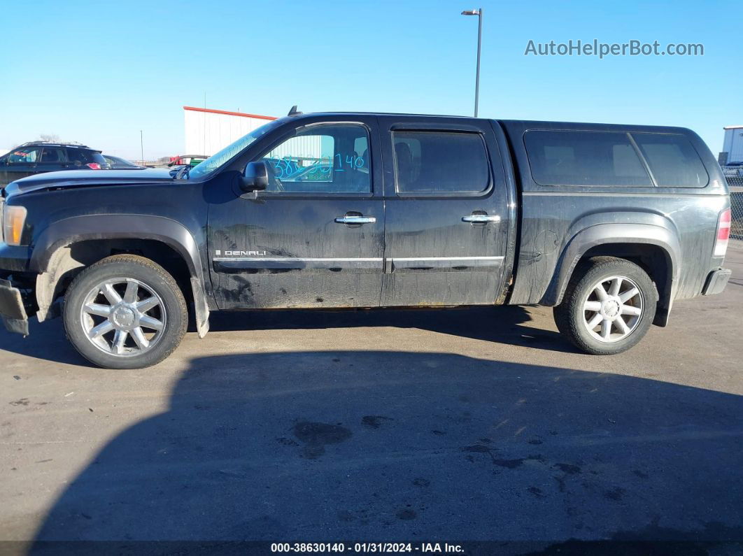 2008 Gmc Sierra 1500 Denali Black vin: 2GTEK638881262000