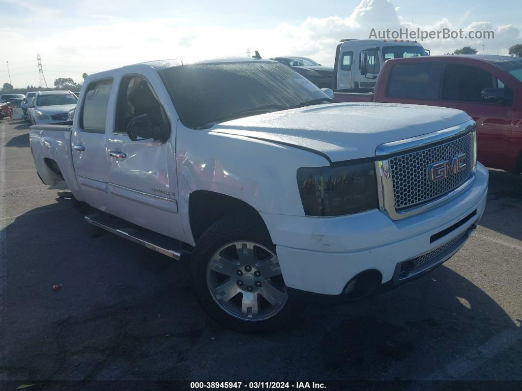 2008 Gmc Sierra 1500 Denali White vin: 2GTEK638981311558