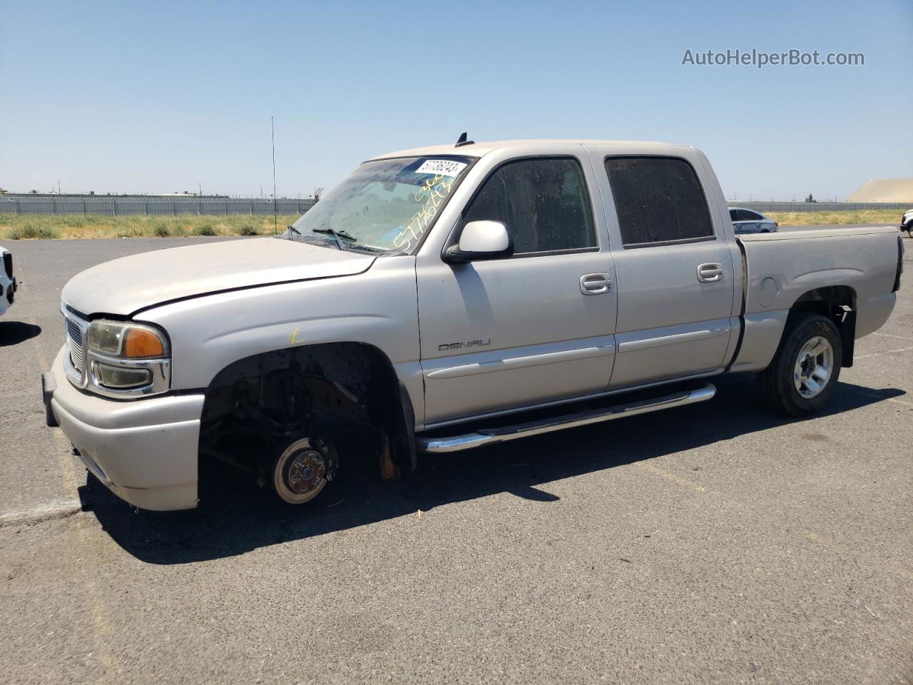 2007 Gmc Sierra K1500 Denali Classic Silver vin: 2GTEK63N071100754